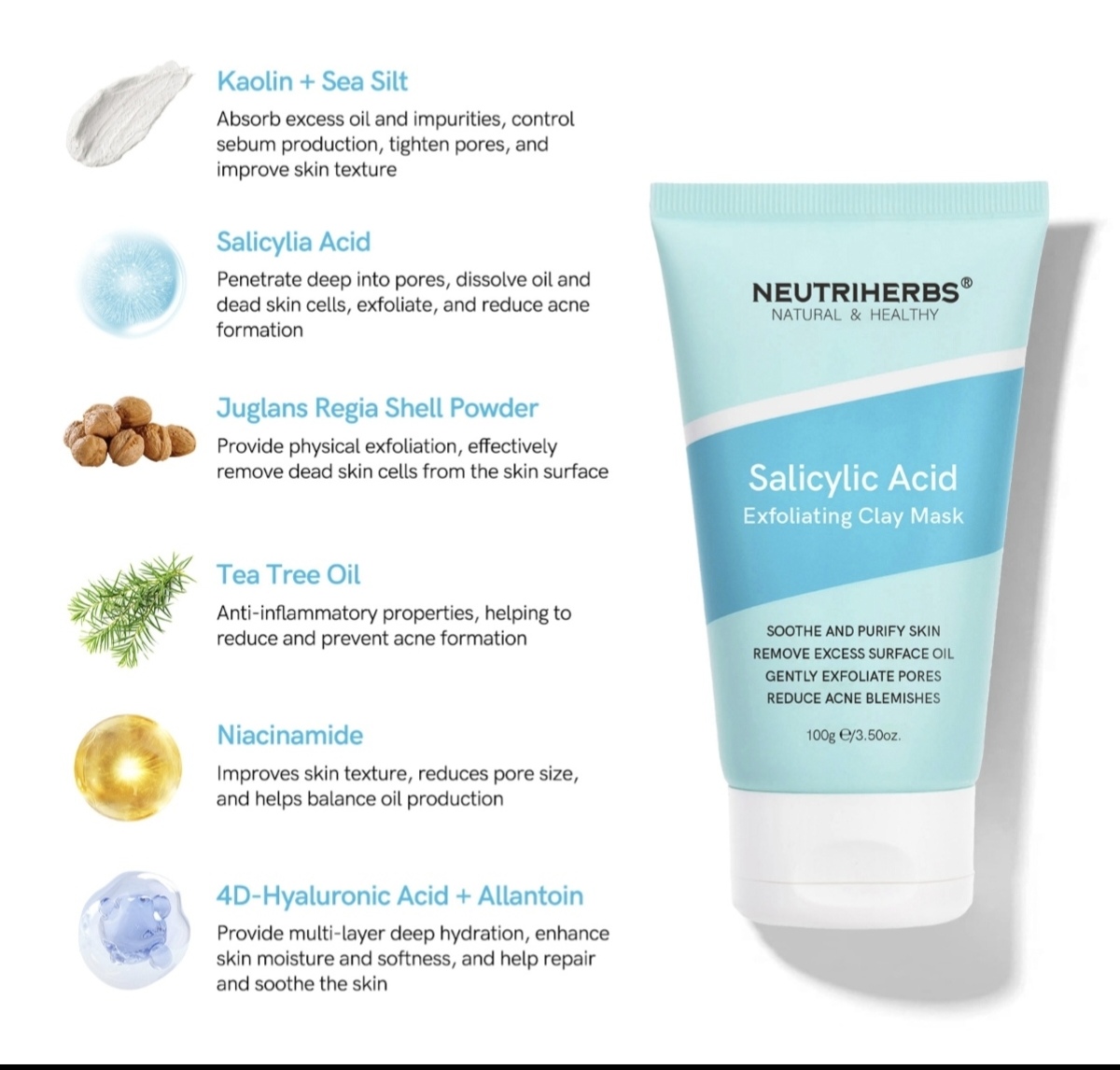 Salicylic Acid Exfoliating Clay Mask thumbnail 6
